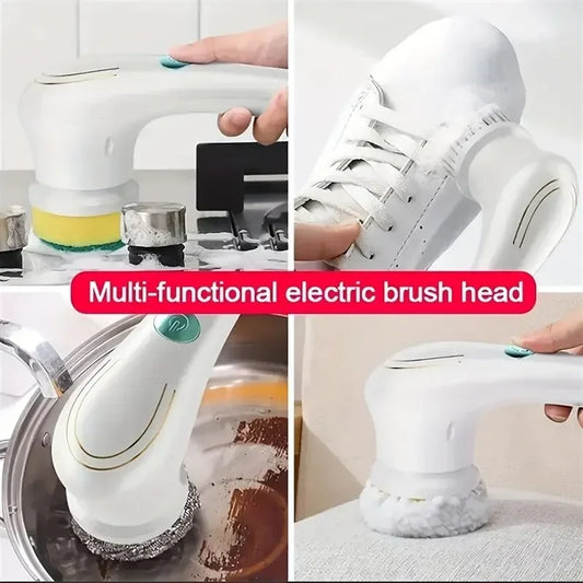 ✨ Electric Spin Scrubber – A Sparkling Home with Half the Effort