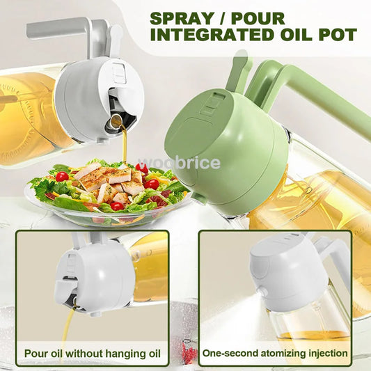 🫒 2-in-1 Kitchen Spray Oil Dispenser – Cook Smarter, Healthier & Cleaner