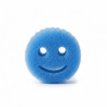 Smiling Face Dishwashing Sponge - 2pcs